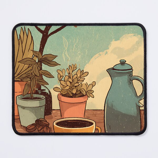 Item preview, Nostalgic Lofi Coffee Art designed and sold by bapupa.