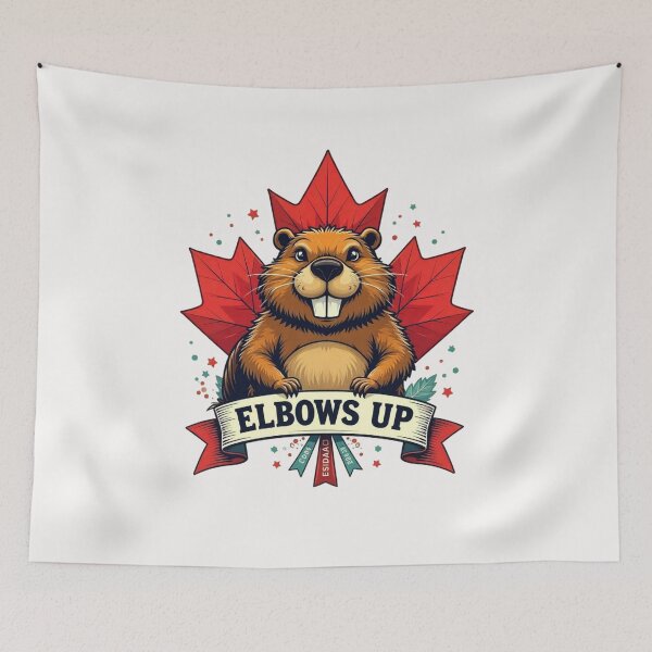 Item preview, Elbows Up - "Cuddly Beaver" designed and sold by Aise06.
