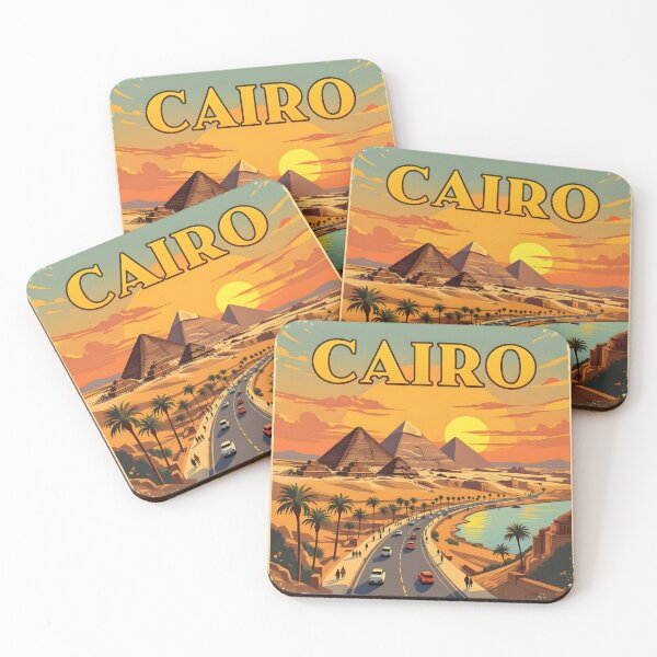 Item preview, Cairo: Vintage-Style Painterly Travel Poster designed and sold by LSVart.
