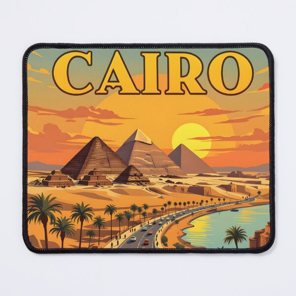Item preview, Cairo: Vintage-Style Painterly Travel Poster designed and sold by LSVart.