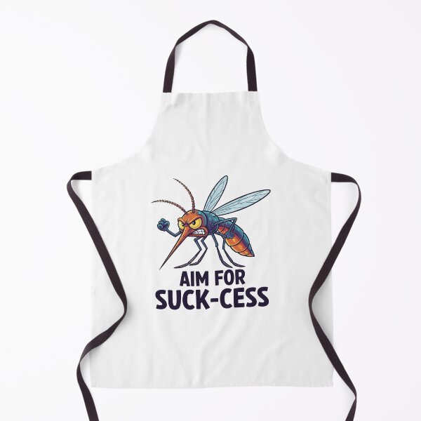 Item preview, Aim For Suck-Cess - Determined Mosquito Pun designed and sold by hamishby.