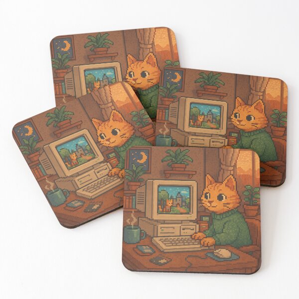 Item preview, Pixel Cat & Retro Tech designed and sold by RaphSainte.