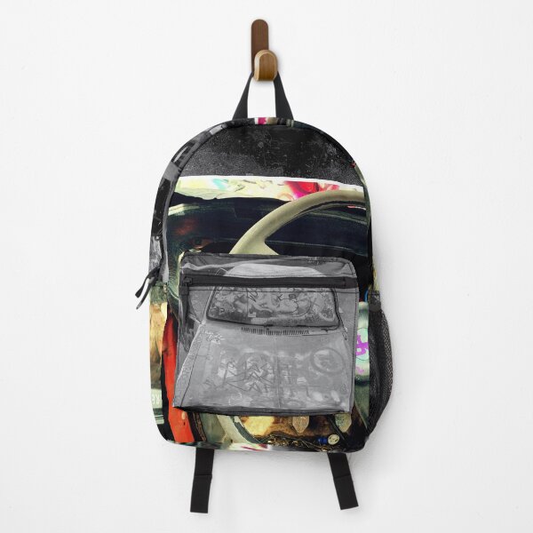 Item preview, Colorful Graffiti on Abandoned Vintage Car designed and sold by Dryft7.