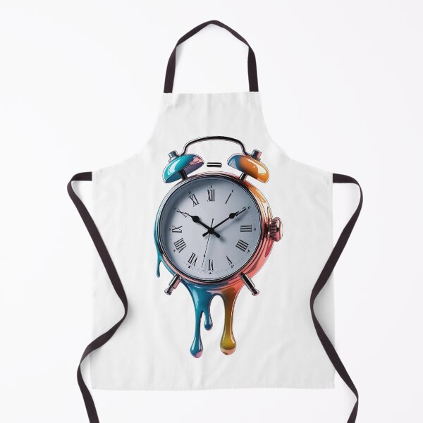 Item preview, Melting Time – Surreal Clock Illustration designed and sold by BestZoneStore.