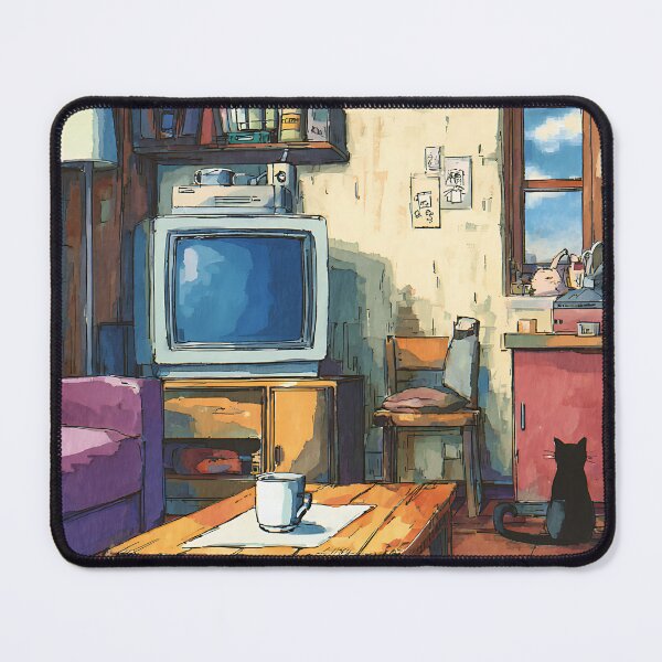 Item preview, Nostalgic Cozy Lofi Corner Art designed and sold by bapupa.