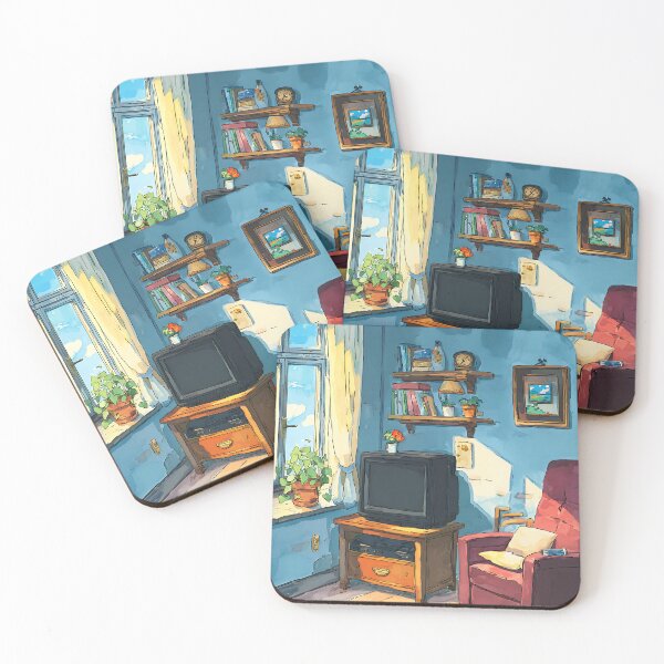 Item preview, Peaceful Cozy Lofi Corner Art designed and sold by bapupa.