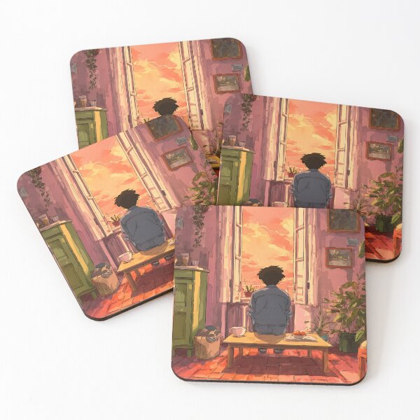 Item preview, Warm Cozy Lofi Corner Art designed and sold by bapupa.