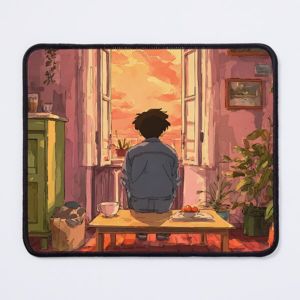 Item preview, Warm Cozy Lofi Corner Art designed and sold by bapupa.