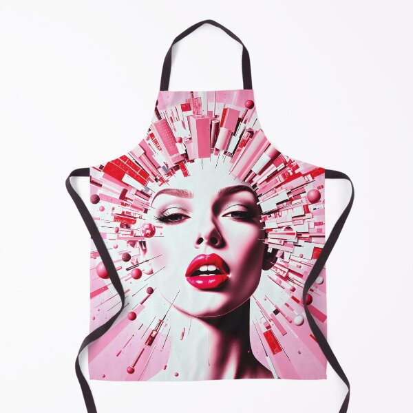 Item preview, Exploding Head Abstract Pop Art Woman in Red designed and sold by AbdS07.