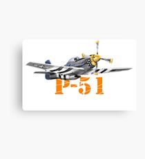 P-51 Mustang Canvas Print