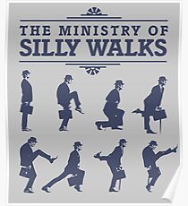 The Ministry of Silly Walks Poster