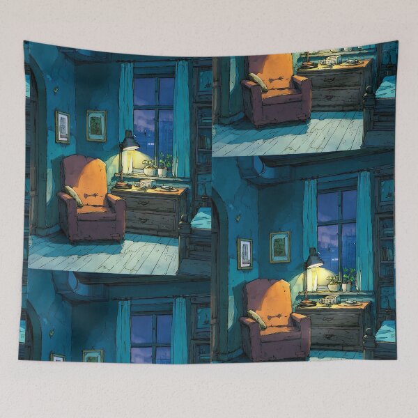 Item preview, Dreamy Lofi Night Art designed and sold by bapupa.