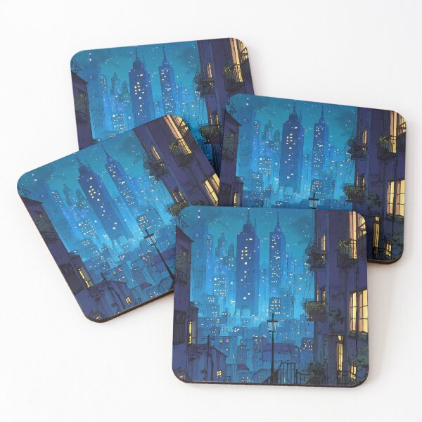 Item preview, Serene Lofi Night Art designed and sold by bapupa.