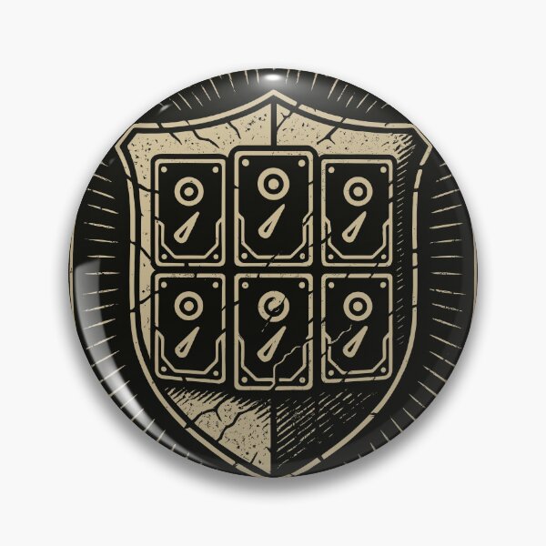 Item preview, Datahoarding Tarot – The RAID Shield designed and sold by BRU Design.