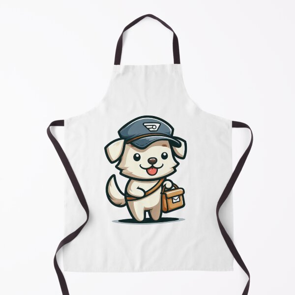 Item preview, Cartoon Mail Carrier Dog - Funny Postal Pup Design designed and sold by Confuzz1ed.