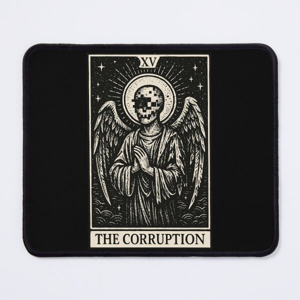 Item preview, Datahoarding Tarot – The Corruption Angel designed and sold by BRU Design.