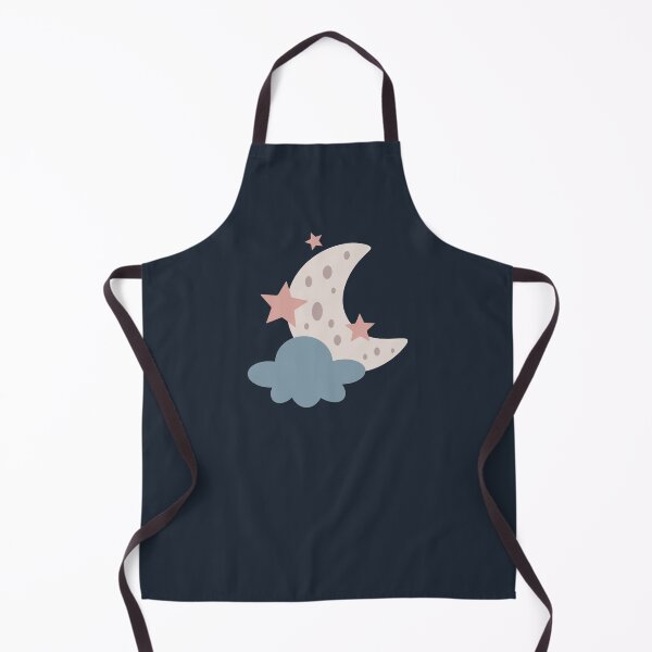 Item preview, Crescent moon with stars and cloud designed and sold by Julza Art.