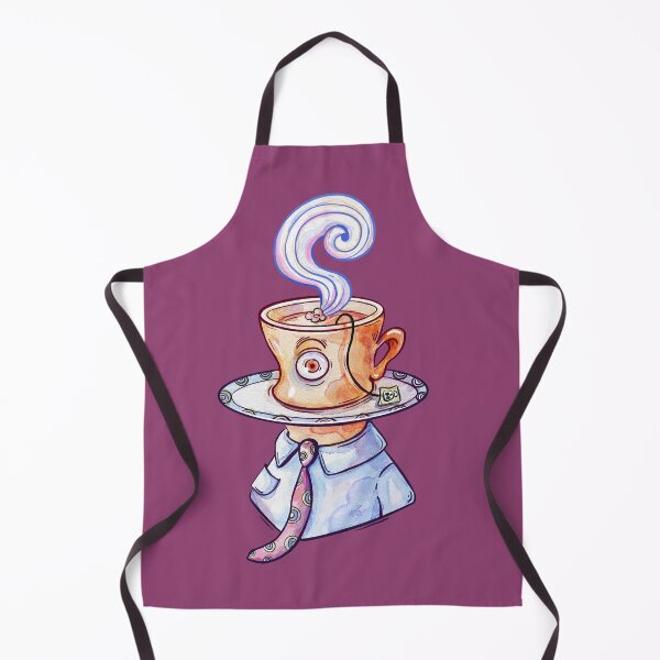 Item preview, Tea Cup Man Watercolor designed and sold by Hoda Hefzy.