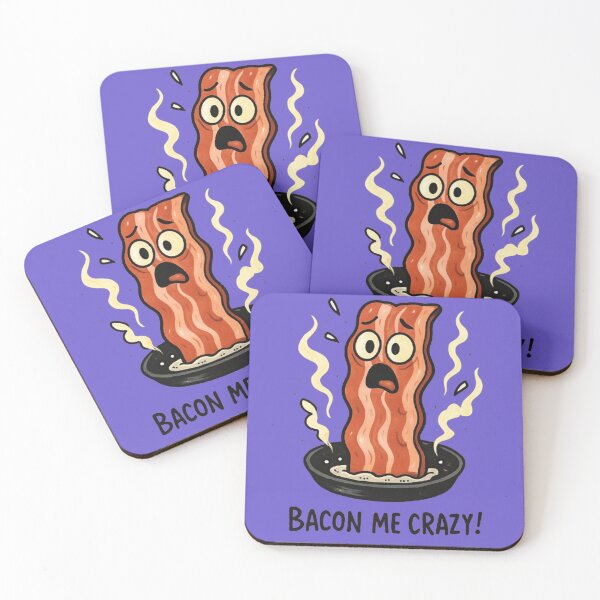 Item preview, Bacon Me Crazy Funny Food designed and sold by Amelia Design.