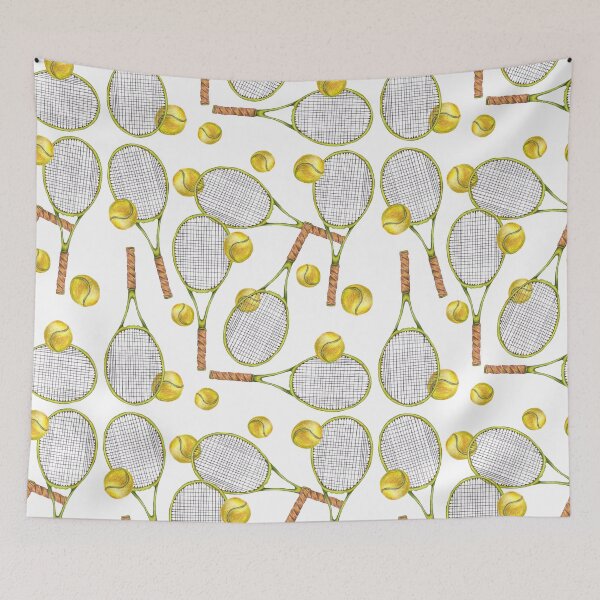 Item preview, Rackets & Rhythm designed and sold by AlisaArtDecor.