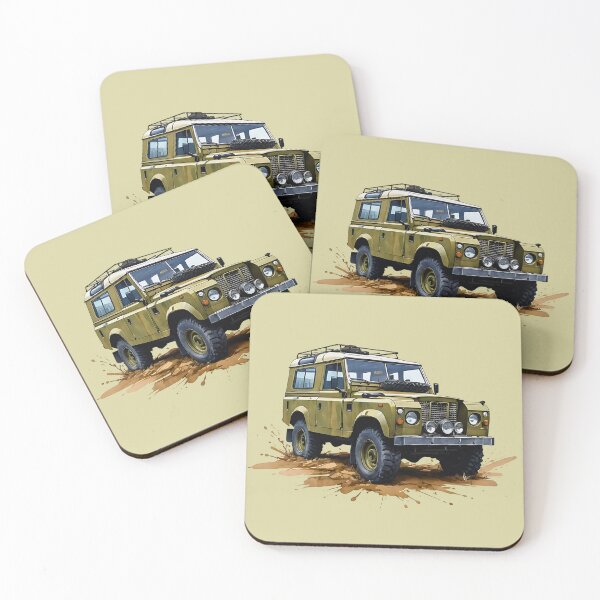 Item preview, Retro Safari Vehicle Driving Through Desert Adventure designed and sold by BorgSpareParts.