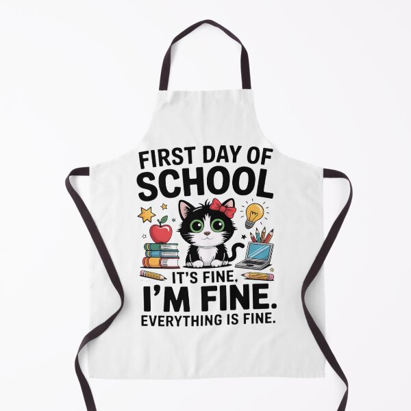 Item preview, Motivational Cat First Day of School Meow Back To School designed and sold by BakeryDozen.