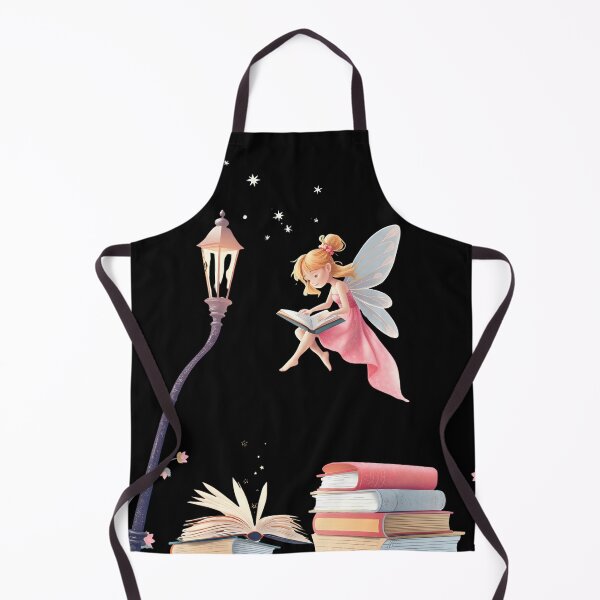 Item preview, Fairy Reading Among Floating Books and Stars designed and sold by AbdS07.