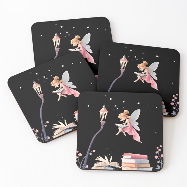 Item preview, Fairy Reading Among Floating Books and Stars designed and sold by AbdS07.