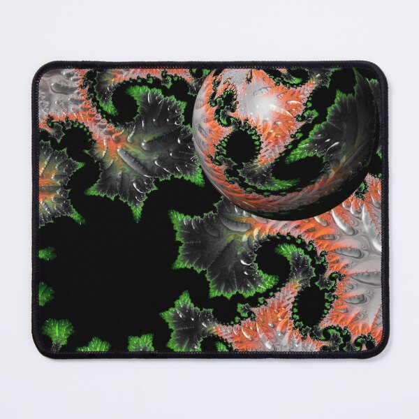 Item preview, Mandelbrot Leaves with Sphere designed and sold by Yolanda Caporn Art.