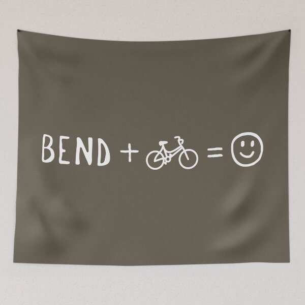 Item preview, Bend Oregon Plus Bikes Makes You Happy designed and sold by Esskay Designs.