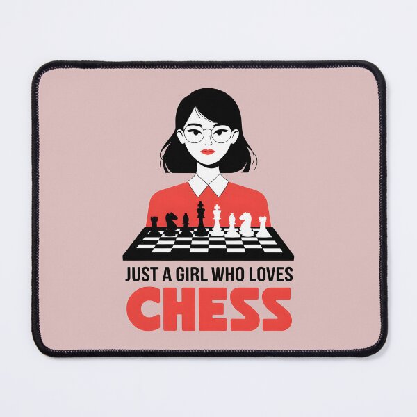 Item preview, Just a girl who loves chess designed and sold by Moonody Designs.