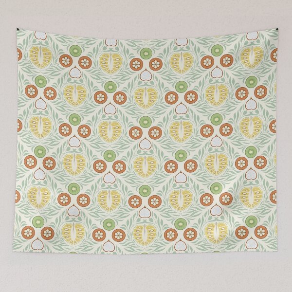 Item preview, I love Exotic Fruit - Lemon Chiffon designed and sold by Carina Parry Studios.