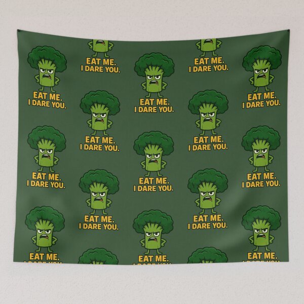 Item preview, Angry Broccoli – Eat Me. I Dare You. designed and sold by Bramble99.