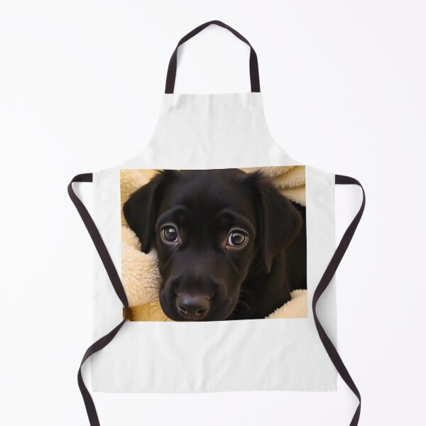 Item preview, Those Eyes Should Be Illegal – Cute Black Puppy Wrapped in Blanket designed and sold by Artitude Studio.