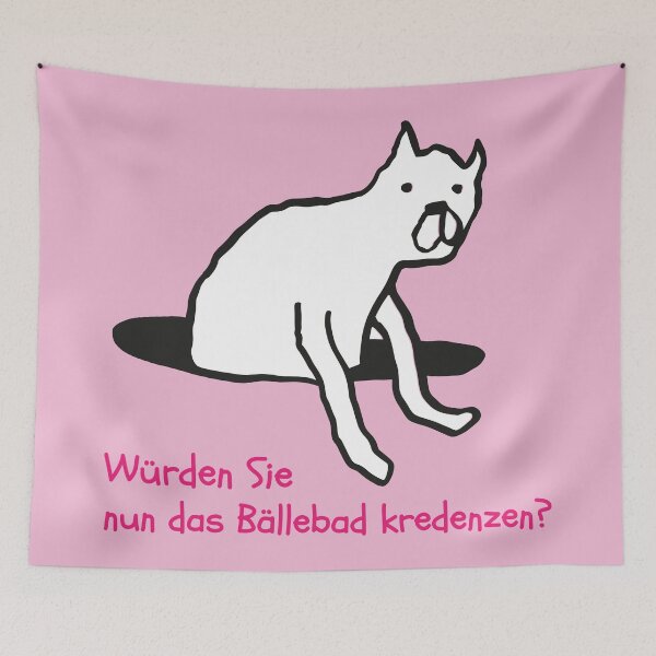Item preview, Funny dog ​​wants ball bath designed and sold by RAWWR.