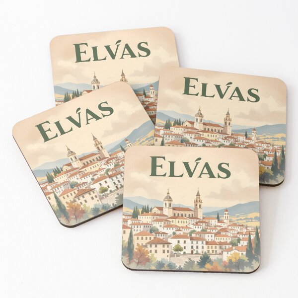 Item preview, Elvas: Vintage-Style Painterly Travel Poster designed and sold by LSVart.
