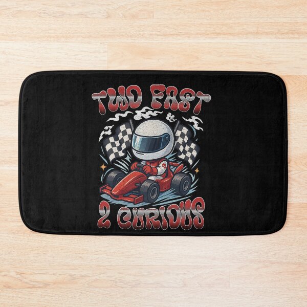 Item preview, Two Fast 2 Curious 2nd Birthday Two Years Old Car Racing designed and sold by BornBorn.