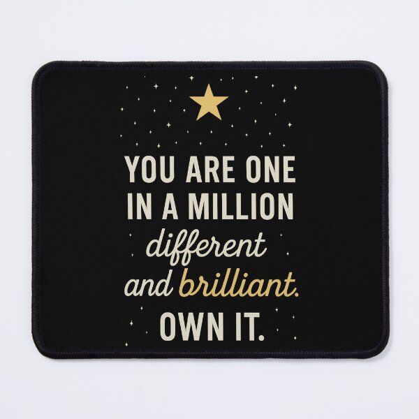 Item preview, You Are One in a Million – Empowering Positive Message T-Shirt designed and sold by TeeTimeTreasure.