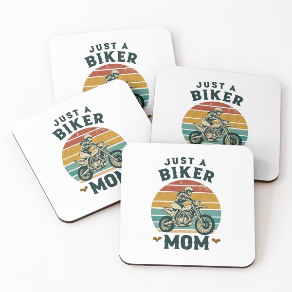 Item preview, Just a Biker Mom – Retro Motorcycle Rider Design for Cool Moms designed and sold by WHDProduction45.