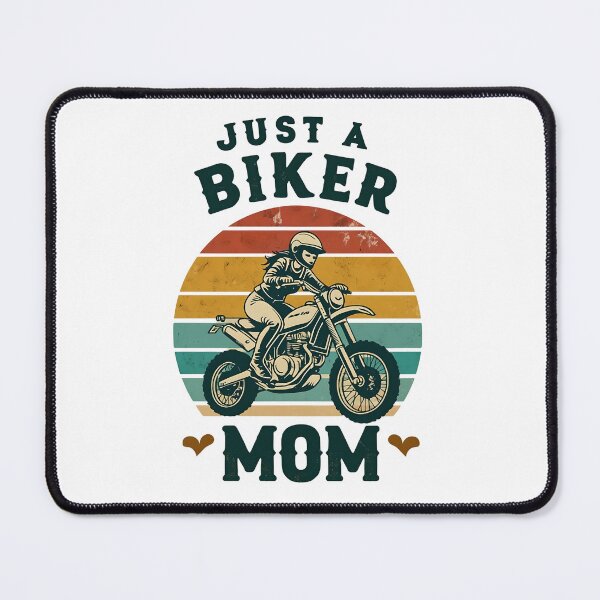 Item preview, Just a Biker Mom – Retro Motorcycle Rider Design for Cool Moms designed and sold by WHDProduction45.