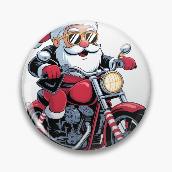 Item preview, Santa Rider: Holiday Rebel designed and sold by BrodatyKevin.