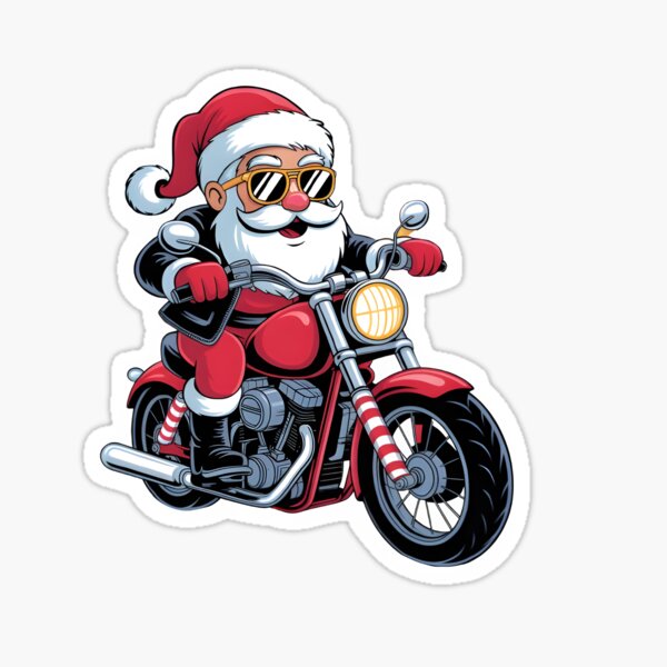 Item preview, Santa Rider: Holiday Rebel designed and sold by BrodatyKevin.