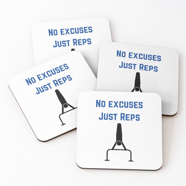 Item preview, No Excuses, Just Reps - Calisthenics Workout | Stoicism Philosophy, Daily Stoic Life designed and sold by LexaArtworks.
