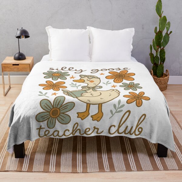 Item preview, Silly goose teachers club|teacher silly goose|goose teacher|silly goose png|floral teacher png|silly goose shirt|teacher shirt design|silly designed and sold by PixelBlooming.