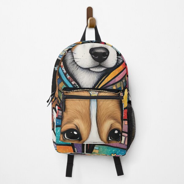 Item preview, Puppy as an Angel with wings flying above a city designed and sold by Colin Bentham.