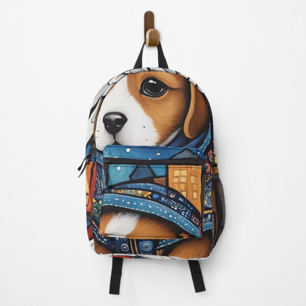 Item preview, Puppy as an Angel with wings flying above a city designed and sold by Colin Bentham.