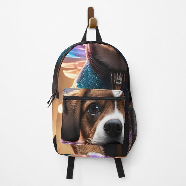 Item preview, Puppy as an Angel with wings flying above a city designed and sold by Colin Bentham.