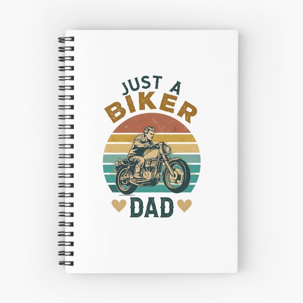 Item preview, Just a Biker Dad – Retro Motorcycle Rider Design for Cool Dads designed and sold by WHDProduction45.