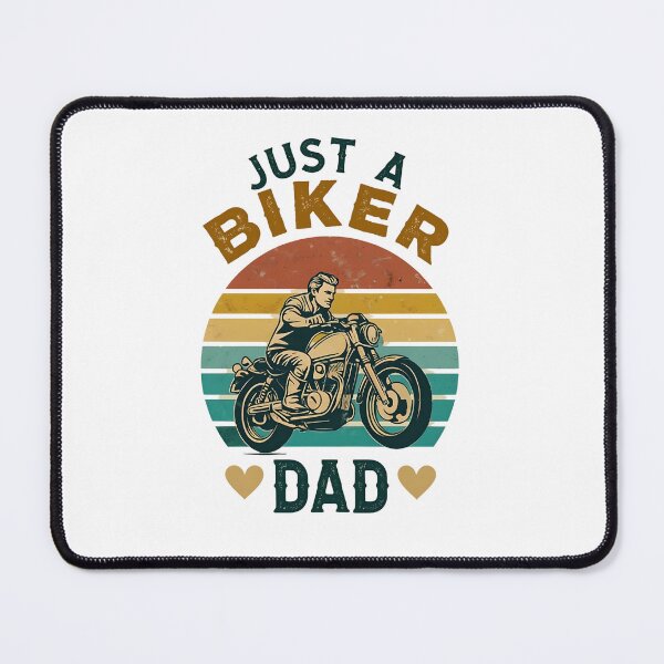 Item preview, Just a Biker Dad – Retro Motorcycle Rider Design for Cool Dads designed and sold by WHDProduction45.