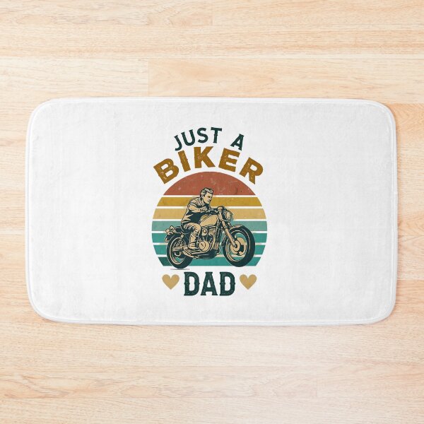 Item preview, Just a Biker Dad – Retro Motorcycle Rider Design for Cool Dads designed and sold by WHDProduction45.